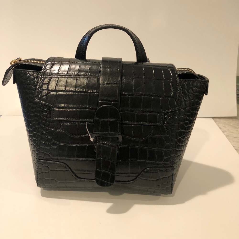 SENREVE MINI MAESTRA 4-WAY PURSE, BLACK, NWT $975